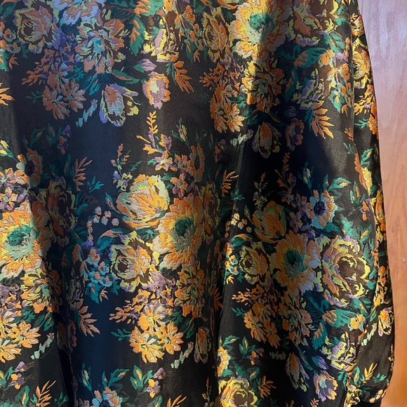 Anthropologie Black Floral Jacket - Picture 5 of 11